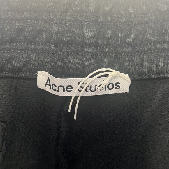 ACNE STUDIOS High Waist Wide Leg Sweatpants Small - Picture 10 of 12